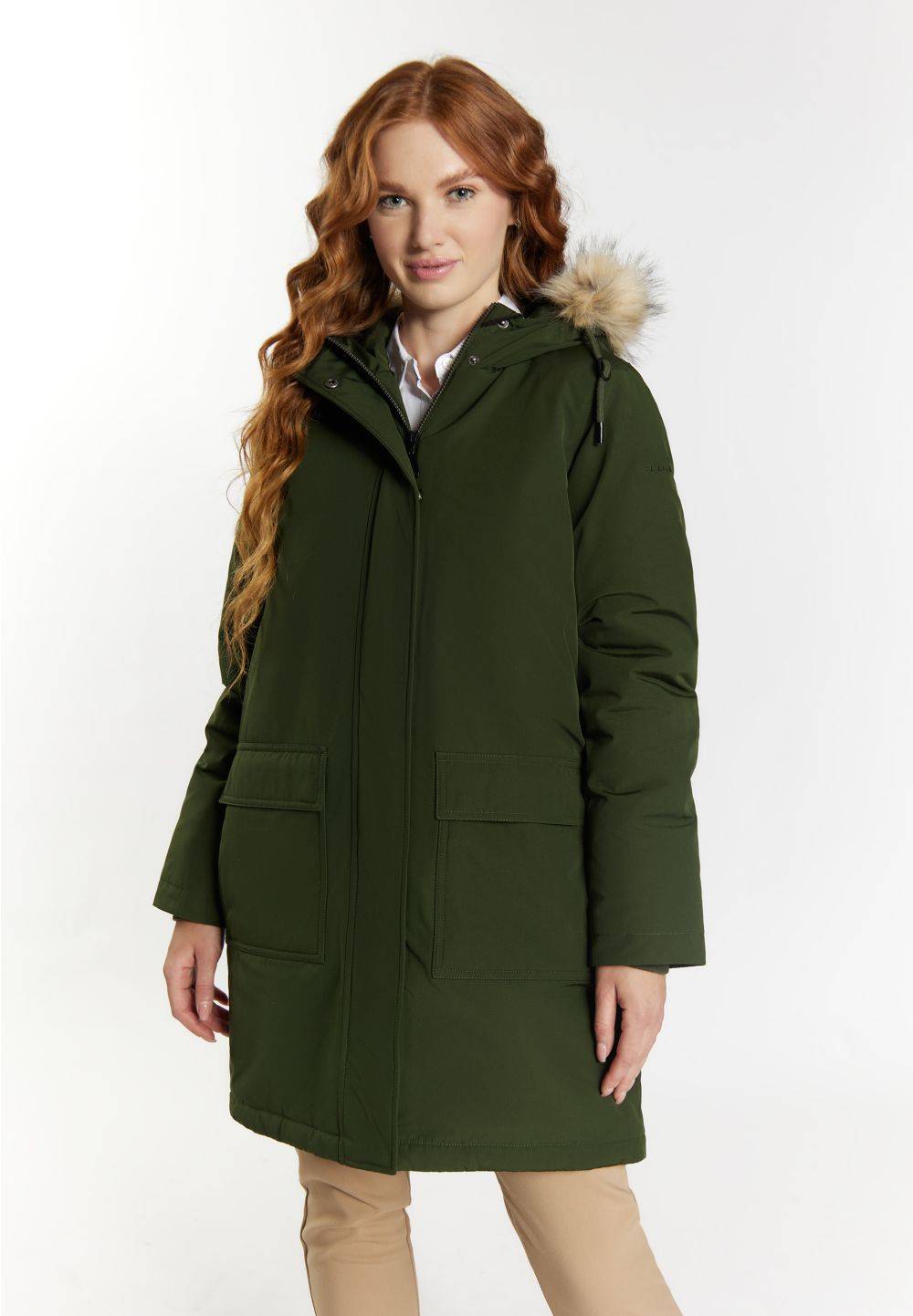 Schmuddelwedda DreiMaster Klassik Winterparka mit Kunstfell Im Verkauf