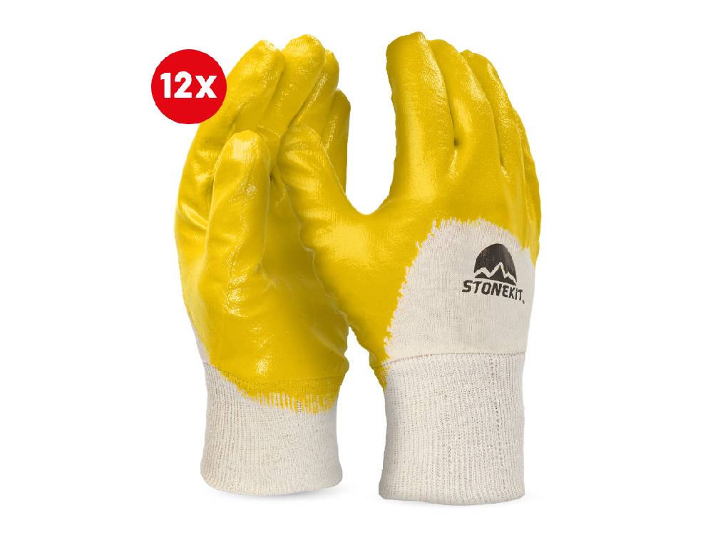 Strauss Nitril-Handschuhe Basic, teilbeschichtet,12er Pack Blitzangebot