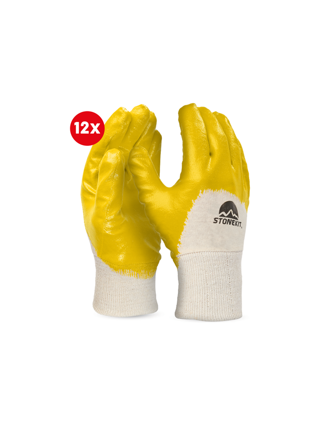 Strauss Nitril-Handschuhe Basic, teilbeschichtet,12er Pack Blitzangebot