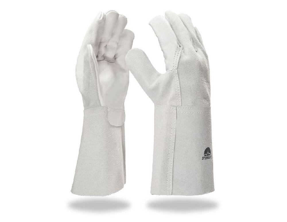 Strauss Leder-Schweißerhandschuhe, lang Große Rabatte