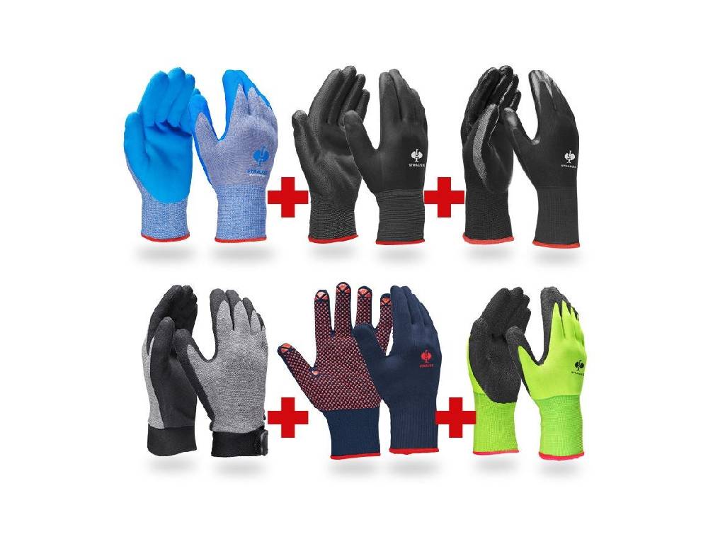 Strauss Handschuh- Profi Set Beschichtung Cyber Monday