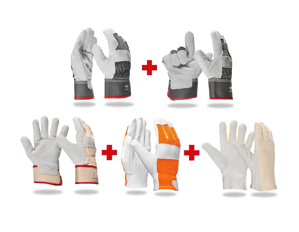 Strauss Handschuh-Profi-Set Leder II Zeitbegrenzte Promotion